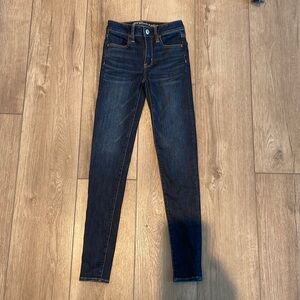 American Eagle Darkwash Denim (size 0 long)